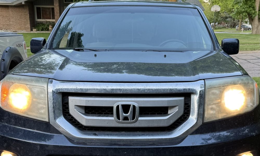 Headlight Restorations — before